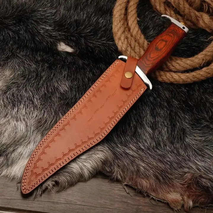 Bowie Knife D2 Steel Blade - Collectible