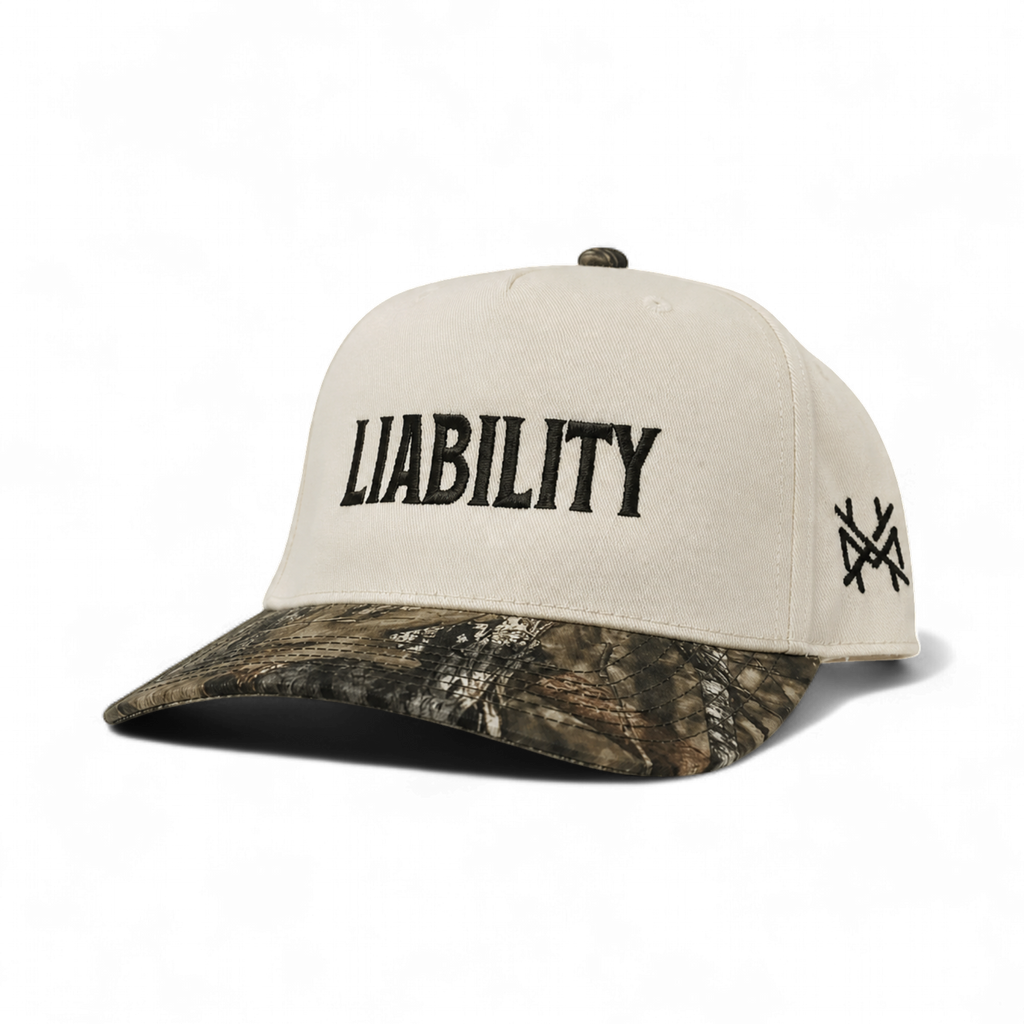 Liability Snapback Hat - Embroidered Structured Cap