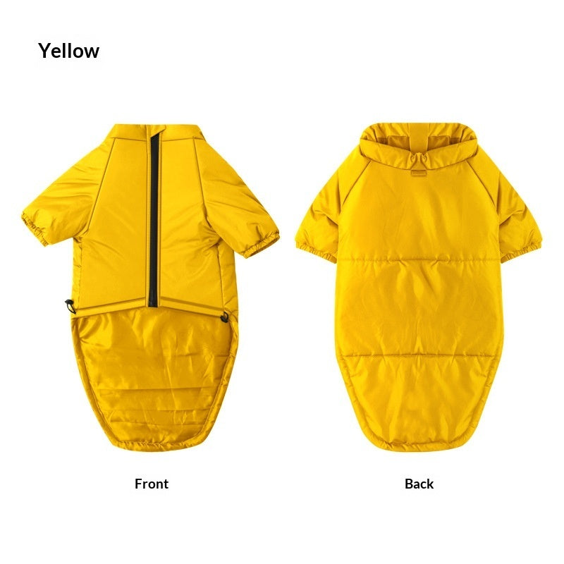 Cotton Pet Dog Jacket With Two Legs