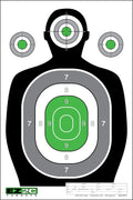 50 EZ2C RD11 12"x18" Silhouette Shooting Target, Premium Paper Targets Pad of 50