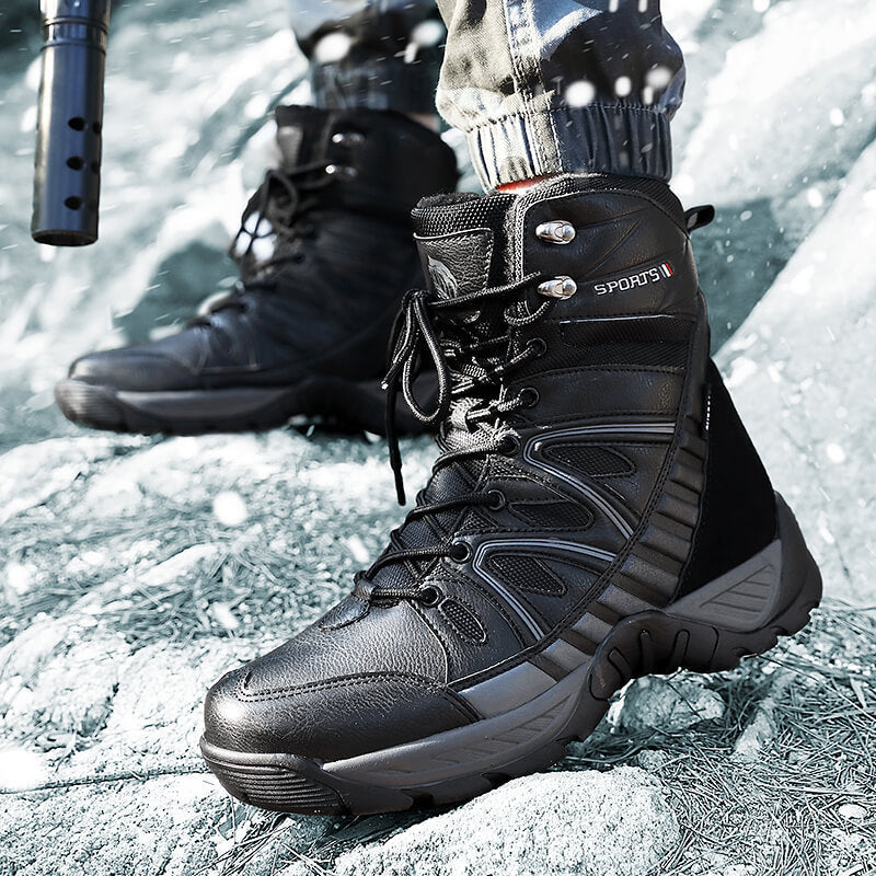 Anti Slip Tactical Combat Boots for Special Forces - High Top Design