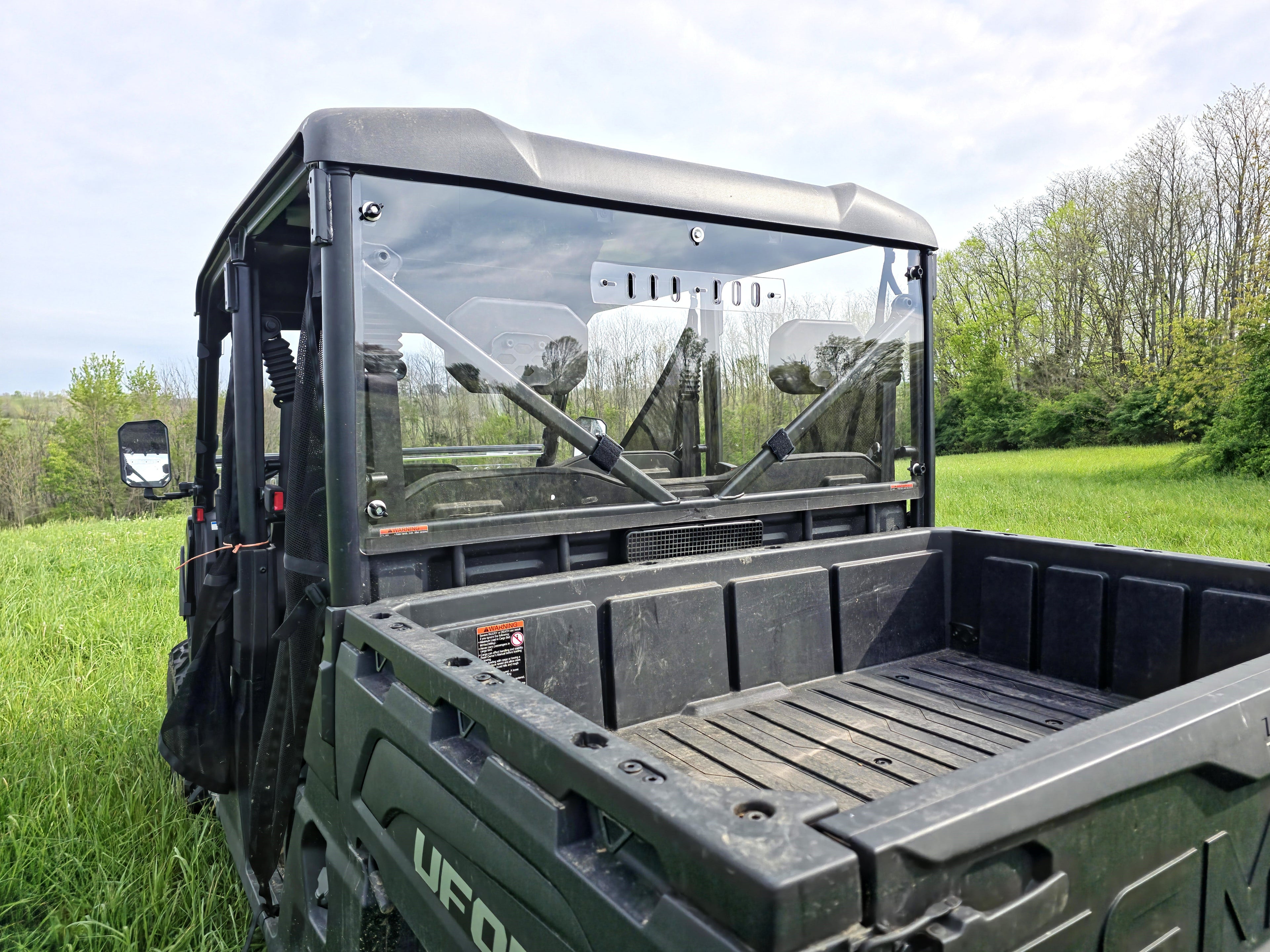 CFMoto UForce 800 XL- 1 Pc Lexan Back Panel w/Vent Options