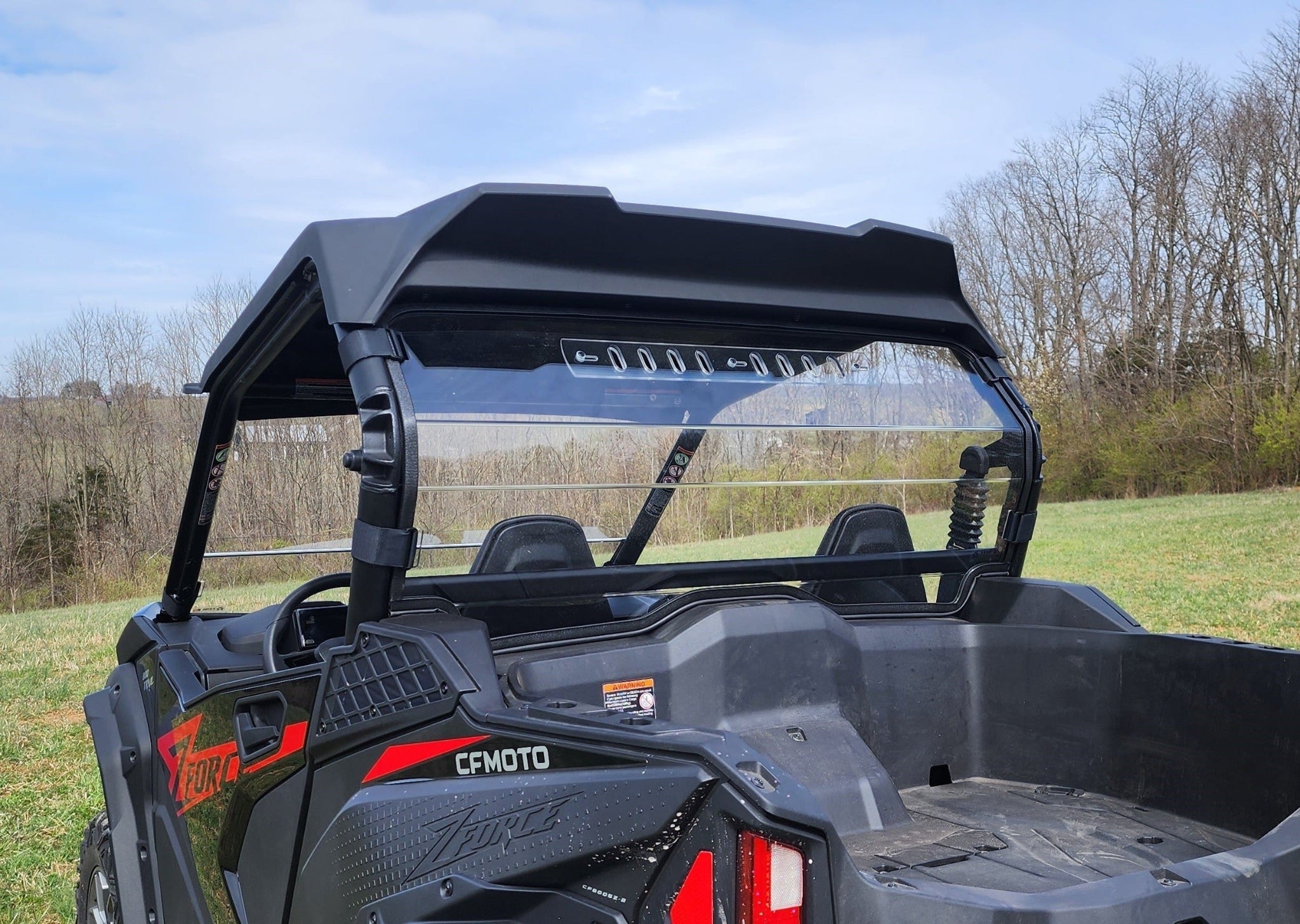 CFMoto ZForce 800 Trail/950 Sport & Trail - 1 Piece Lexan Back Panel