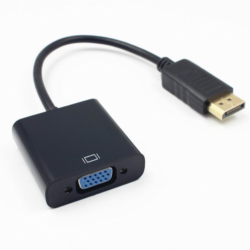 Compatible DisplayPort To VGA Cable Adapter Converter For PC Computer 16K DisplayPort 2.0 Cable 10ft Supports 16K@60Hz 10K@60Hz 8K@60Hz 4K@165Hz 4K@144Hz 80Gbps Dynamic HDR Laptop HDTV Monitor Projector