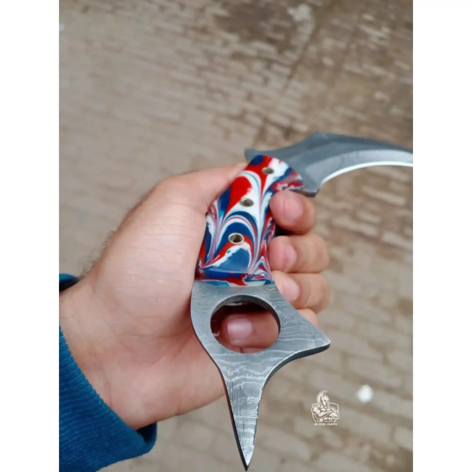 Custom Hand Forged Du Hoc Karambit Knife