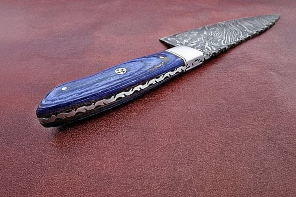 Custom Handmade Damascus Steel Full Tang  Chef Knife / Vegetable Knife  / Kitchen Knife DK-0130