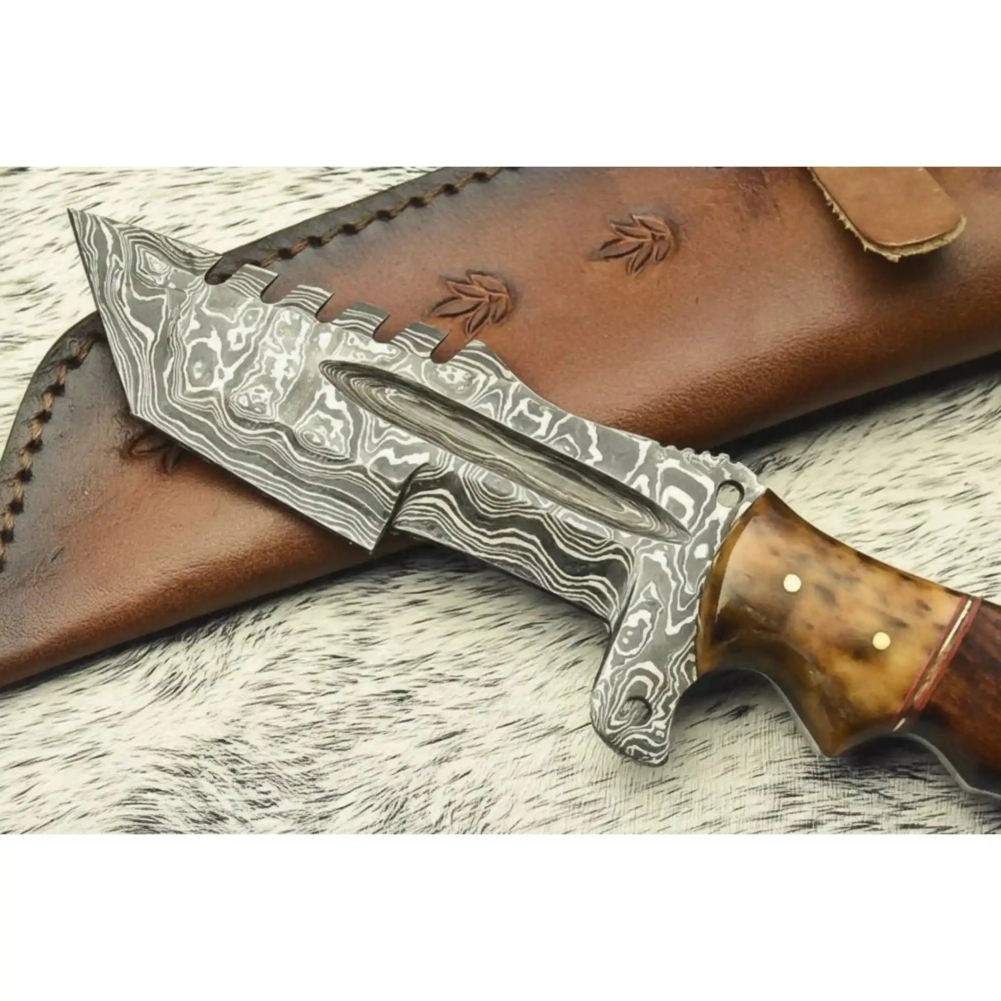 Custom Handmade HUNTING TRACKER Tactical Hunter Blade Survival