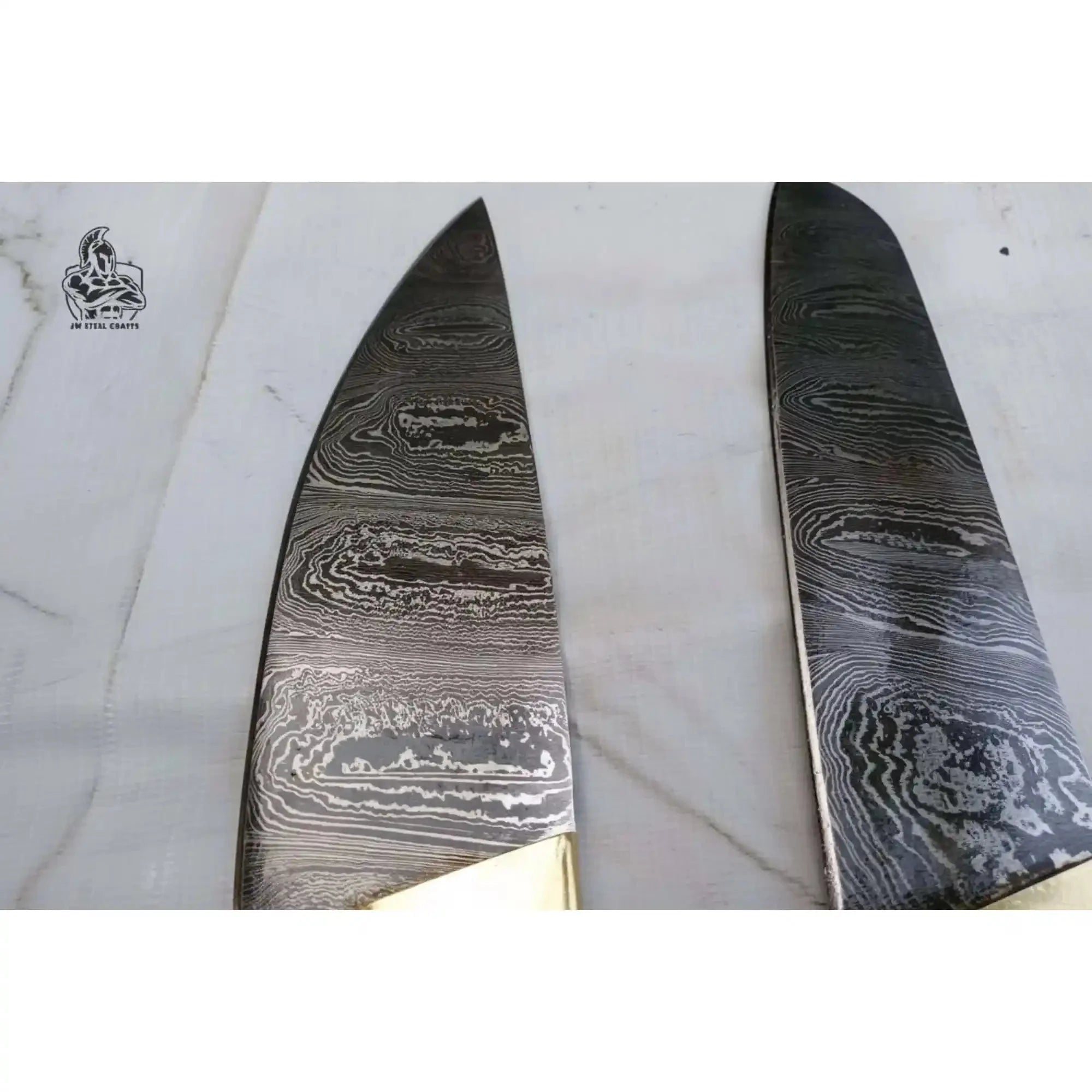 Custom made Chef Knives Set with Wood handle