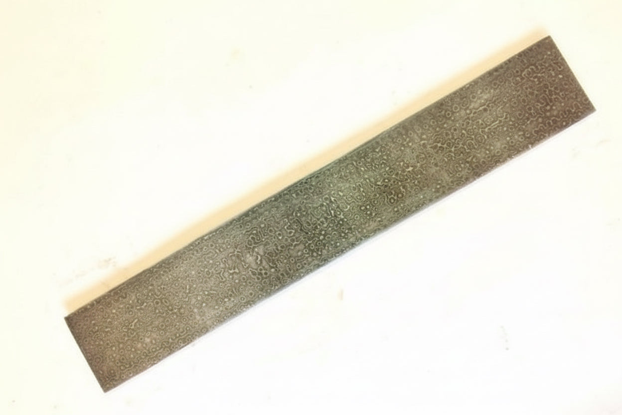 Premium Damascus Steel Billet Bar Pattern Welded Blank for Knife Making and Bladesmithing