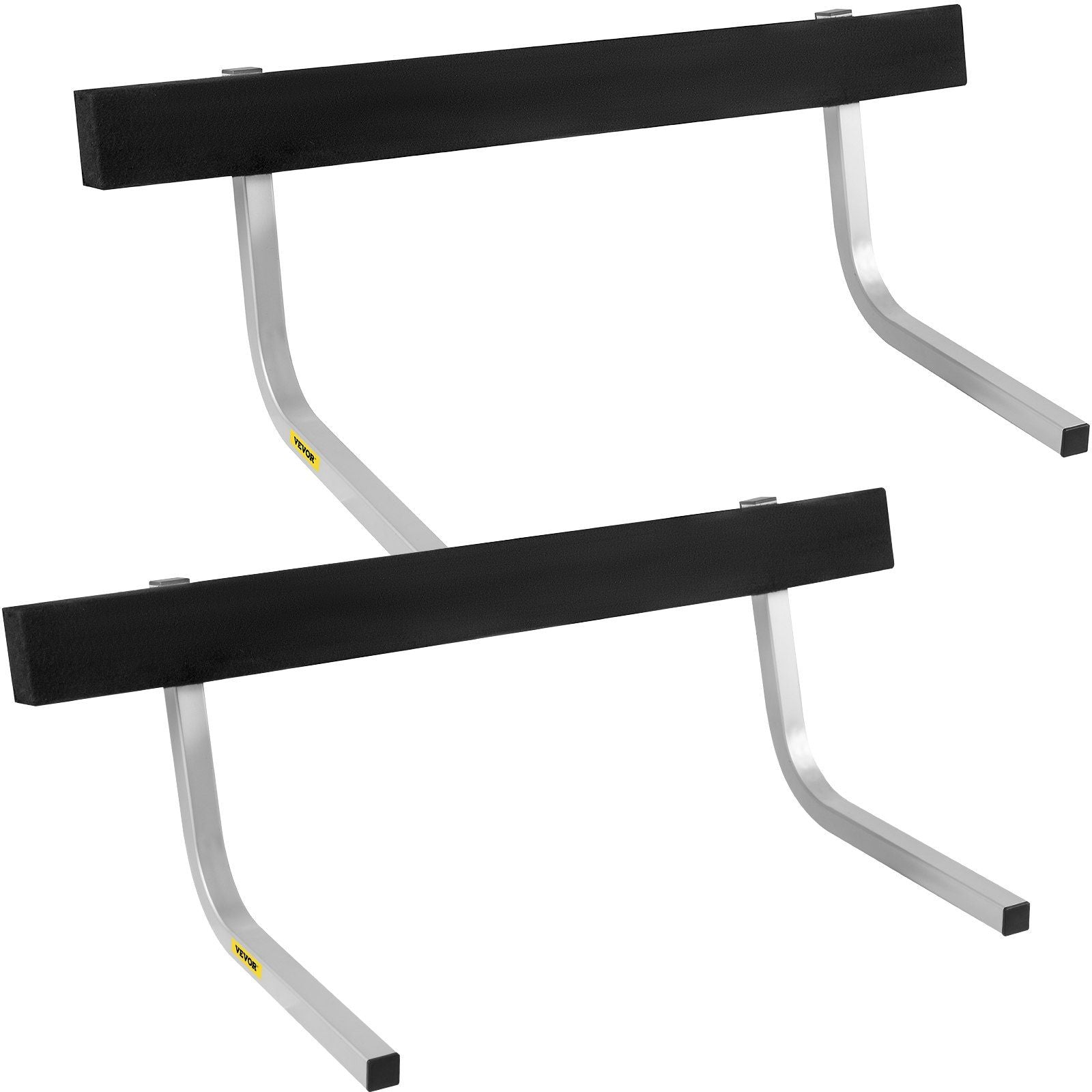 Boat Trailer Guide-ons, 2PCS Rustproof Steel Trailer Guide ons, Trailer Guides with Carpet-Padded Boards, Mounting Parts Included, for Ski Boat, Fishing Boat or Sailboat Trailer