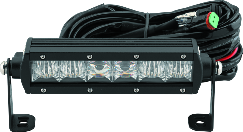 QuadBoss, QuadBoss 6.5-inch Single Row LED Light Bar - High-Intensity Combo Beam for Powersports Vehicles