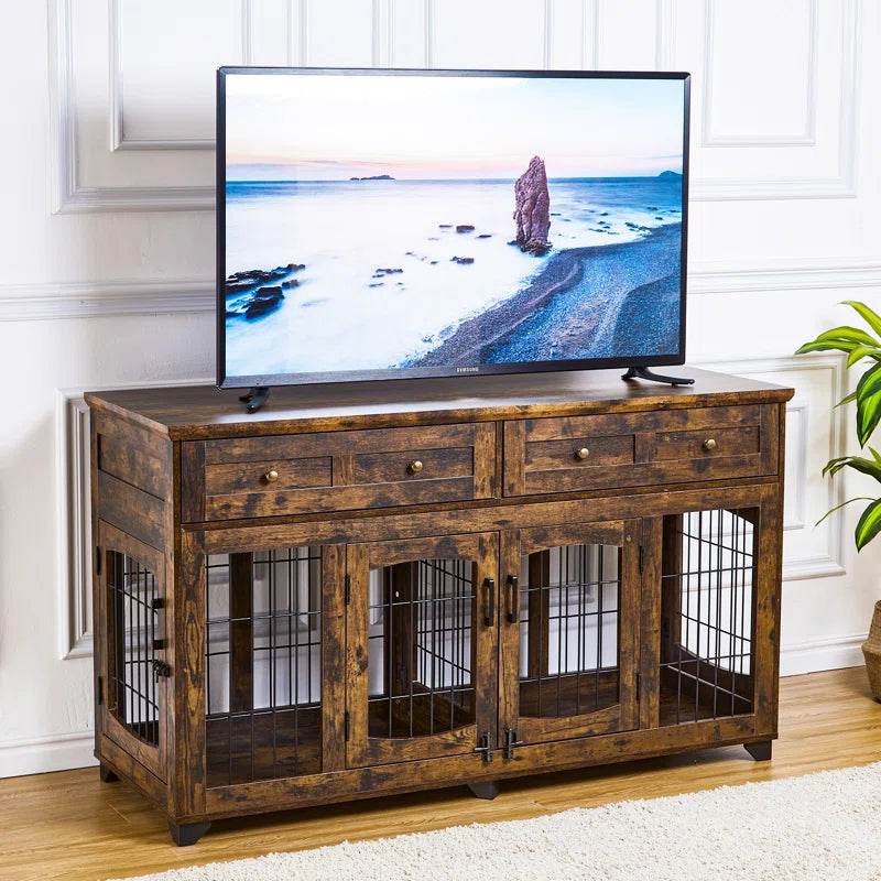 Openable Crate Dog Crate Furniture with Openable Partition – BUKAS WORLD