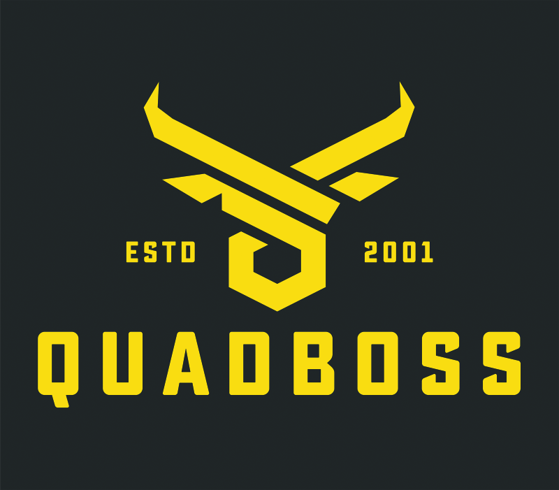 QuadBoss, QuadBoss 48-inch x 48-inch Logo Banner for Powersports Enthusiasts