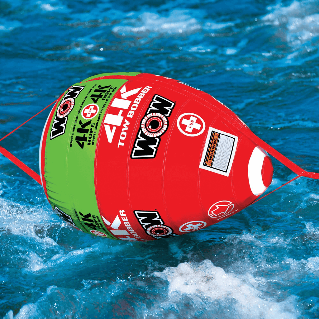 WOW Watersports Tow Bobber for an Up To 4 Person Towable for 4k Rope