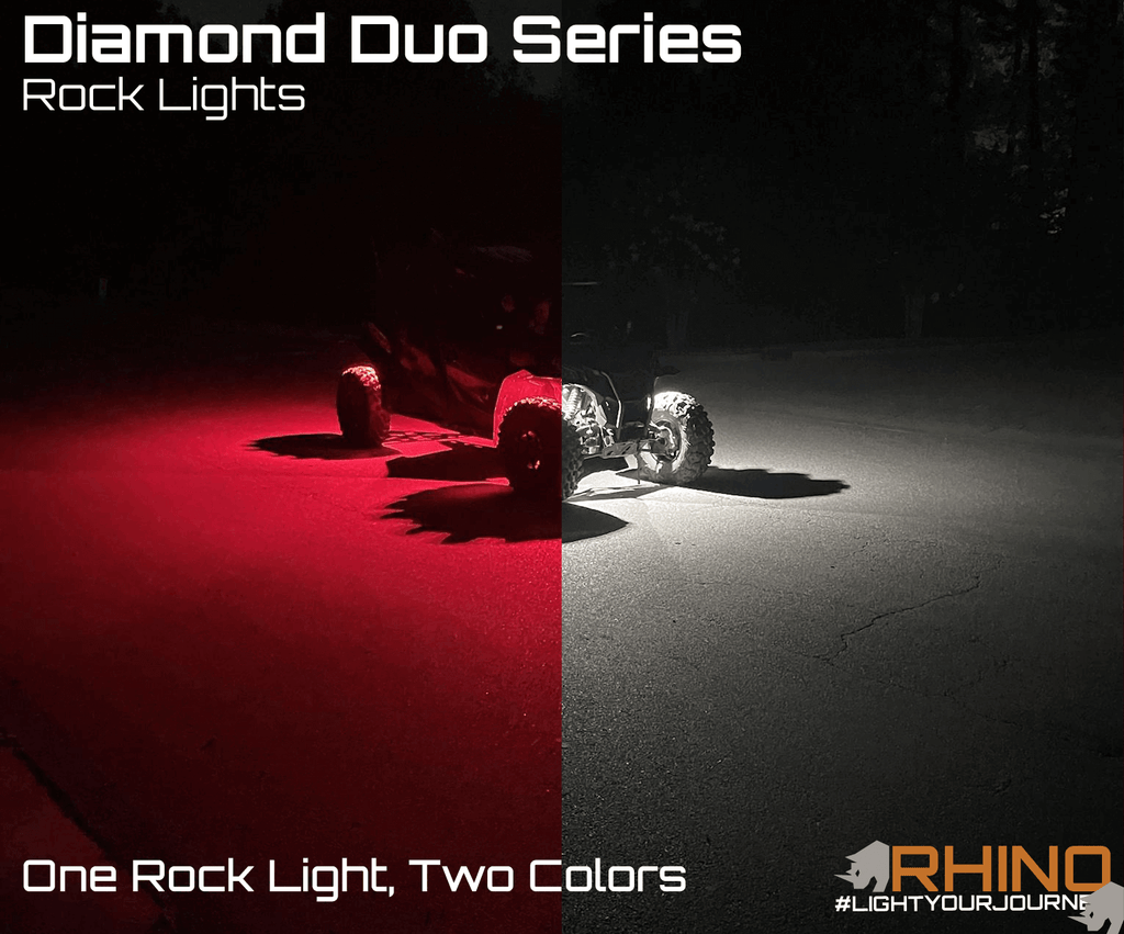 Rhino Lights Diamond Duo Rock Lights