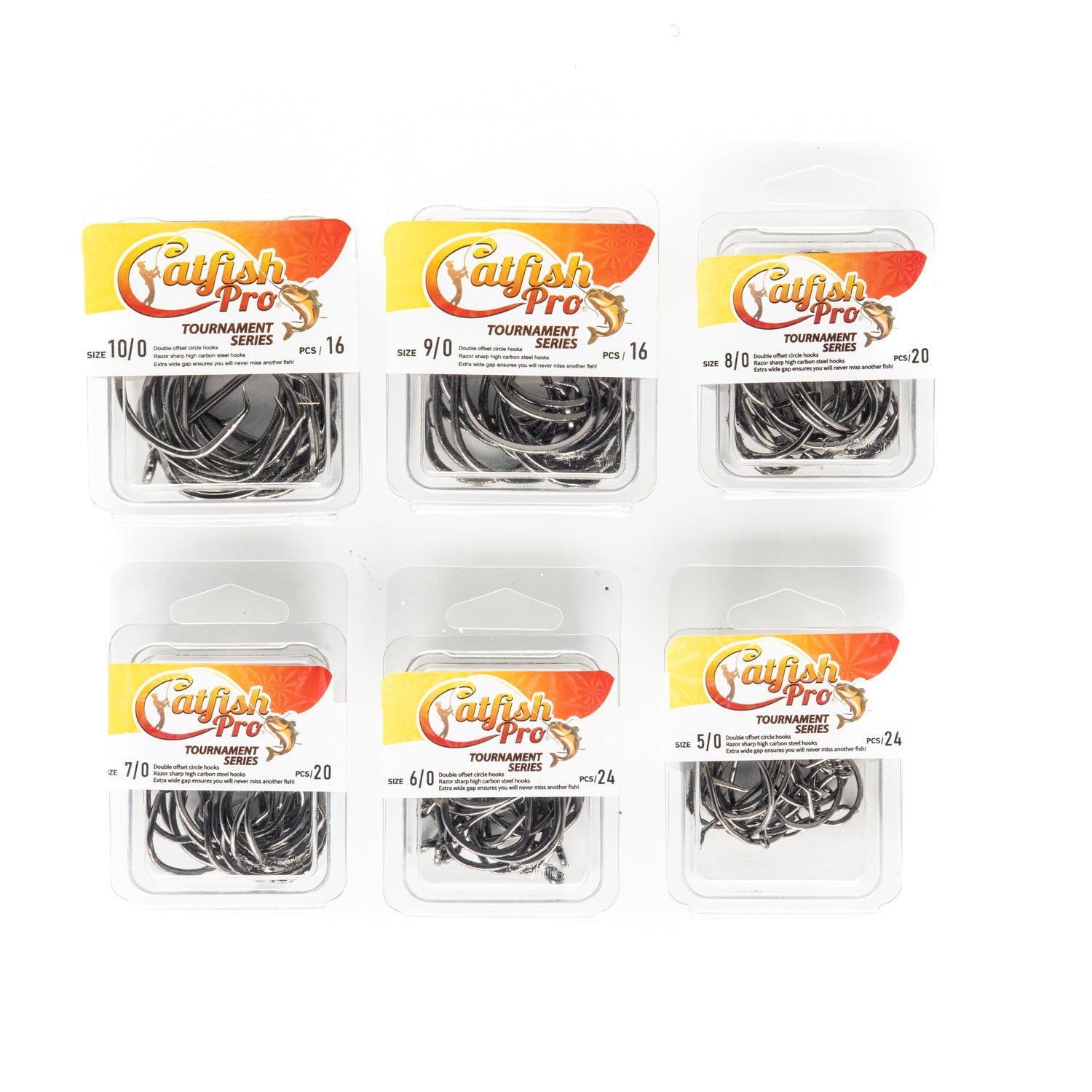 Double Offset Circle Hooks 5/0 - Value Pack