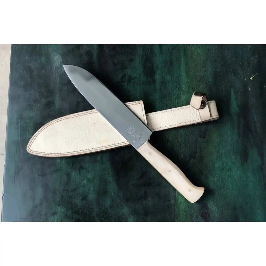 Drop Point Hunting Knife Micarta Handle Fixed Blade 13 Inch Overall
