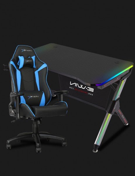 E-WIN Knight Series Lux Luminis Gaming Setup