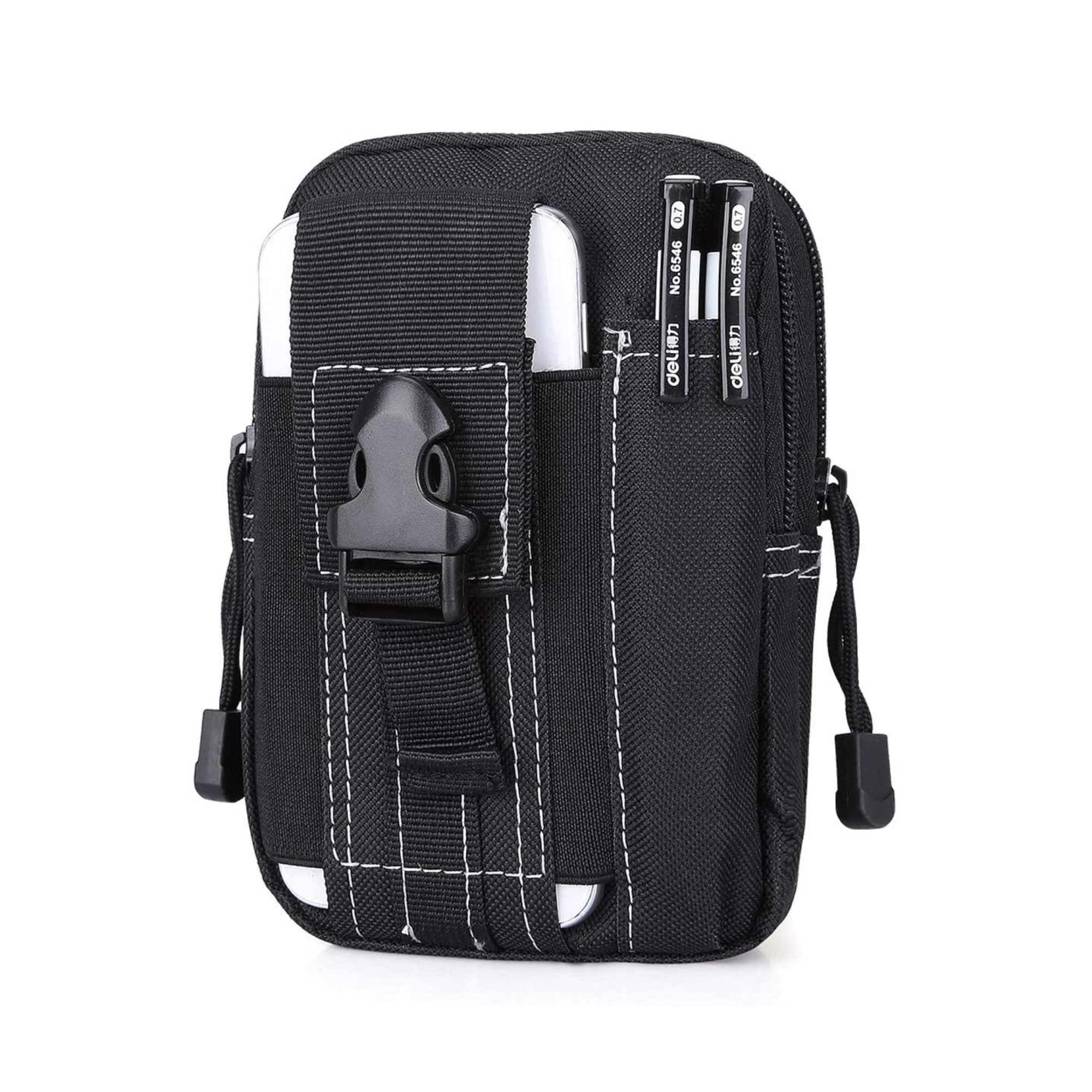 JupiterGear Tactical MOLLE Military Pouch Waist Bag for Hiking, Running and Outdoor Activities