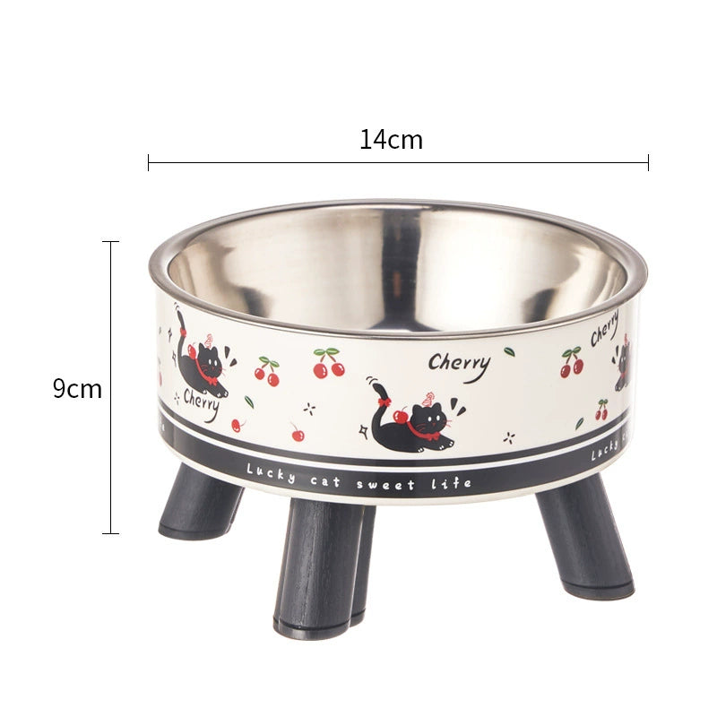 Cat Neck Protection Pet Anti-tumble Cat Bowl