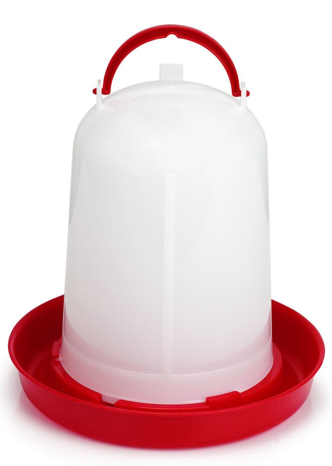 Economy Plastic Poultry Waterer – Durable Snap-Together Chicken Waterer, 1.5L / 3L / 5L