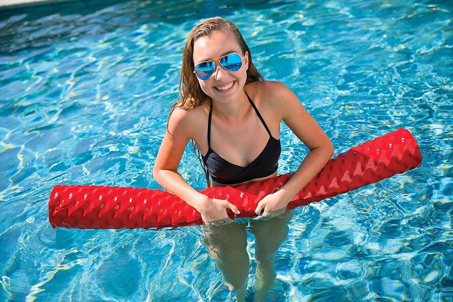 WOW Watersports Dipped Foam Pool Noodle Red
