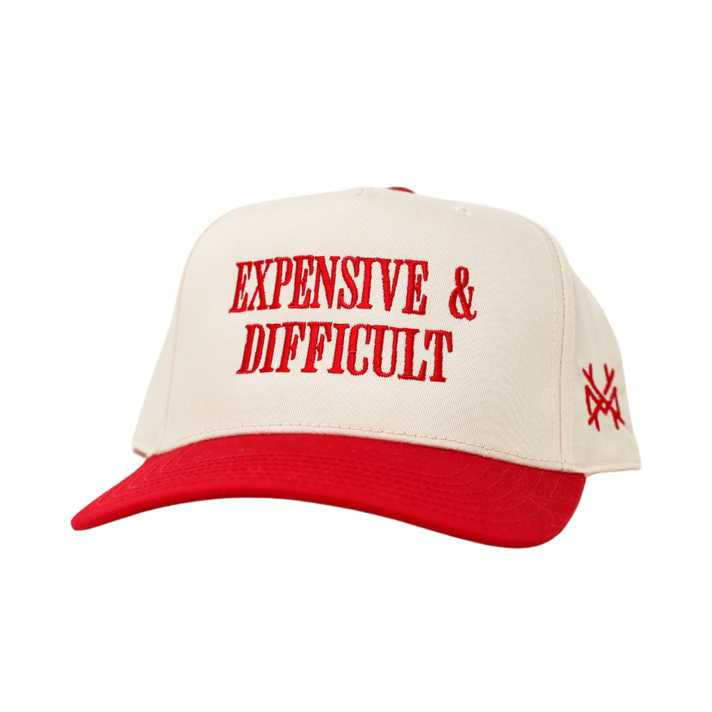 Expensive & Difficult Snapback Hat - Embroidered Trucker Cap