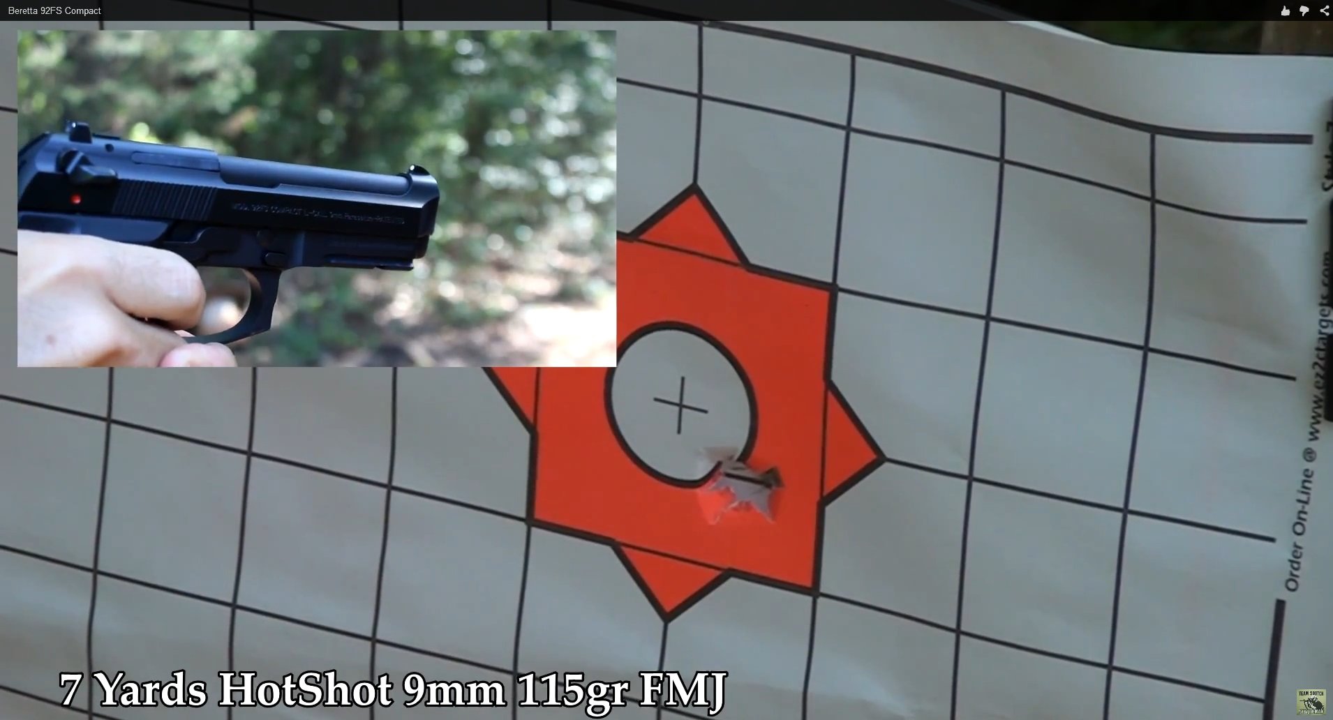 EZ2C Targets Style 7: Four Bullseye Plus Sight in 11”x17” Made in USA