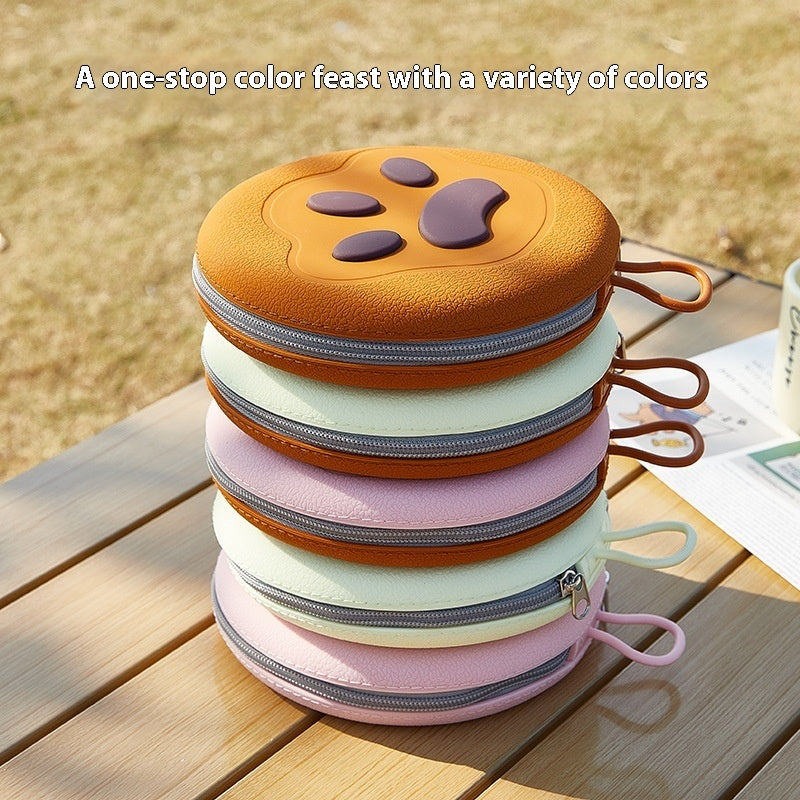 Integrated Folding Pet Double Bowl Outdoor Dedicated