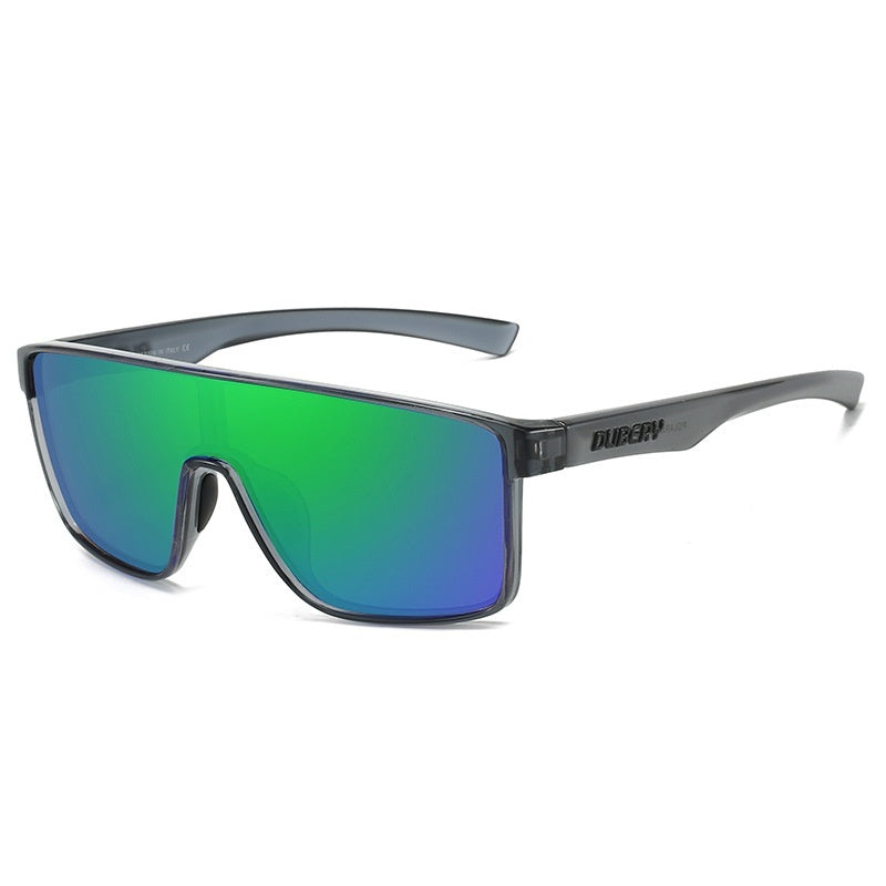 Men's And Women's Real Film One-piece Polarized Outdoor Cycling Fishing Sunglasses Sun Glasses