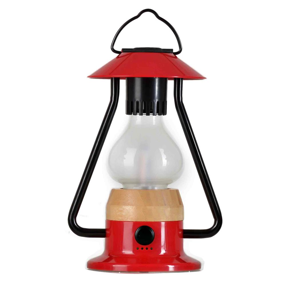 TRU De-LIGHT ROMANTICO LED All-in-One Lamp, Rechargeable, Bluetooth Music Speaker - FIRE RED / YELLOW / AUQA BLUE / GREEN / BLACK