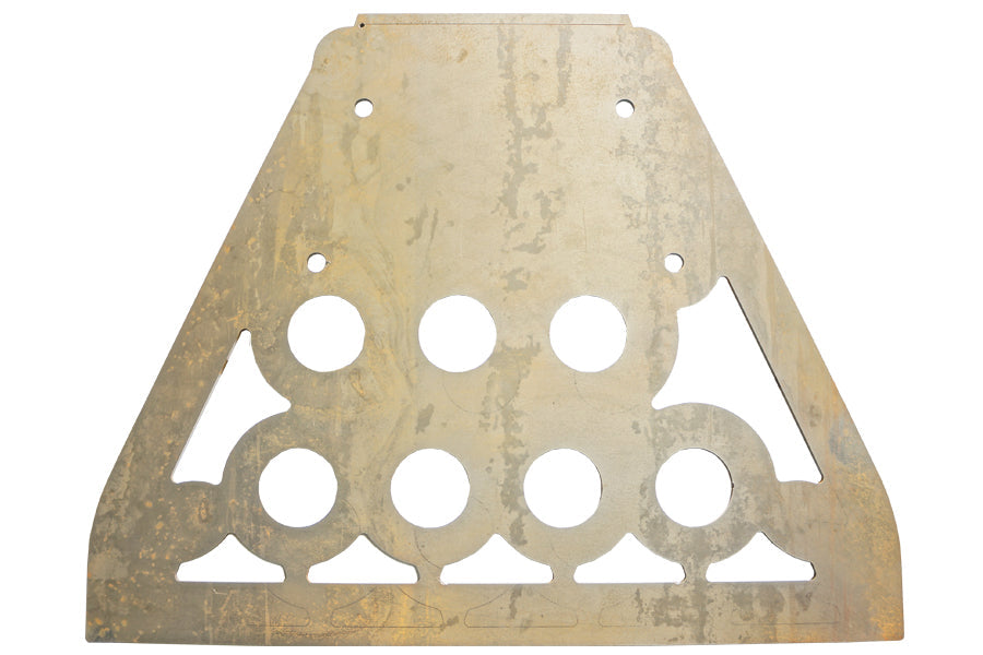 Polaris RZR XP Turbo Rear Frame Skid Plate