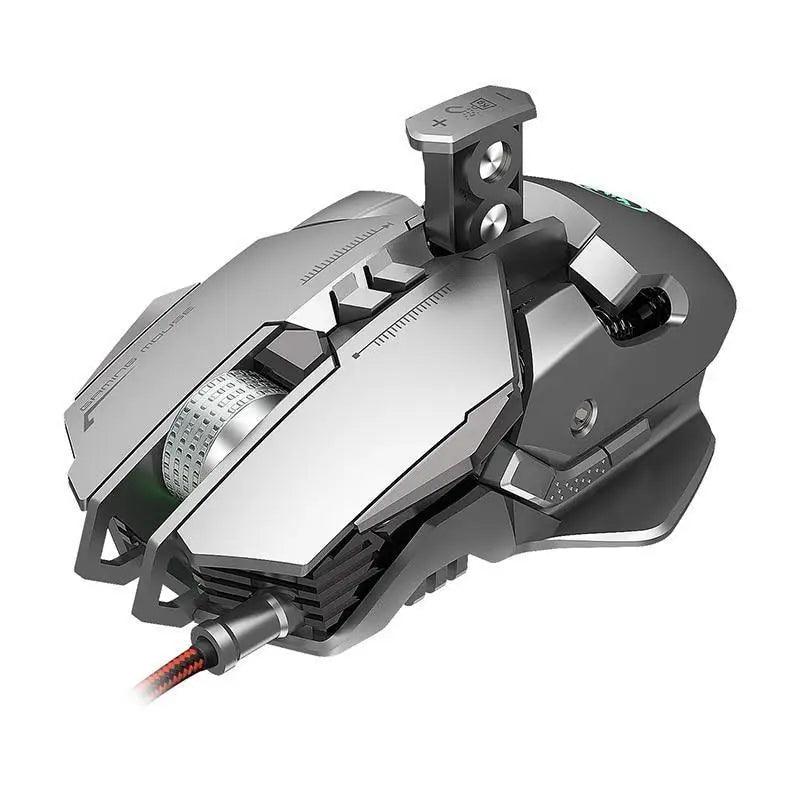 Gaming Ergonomic Wired Mouse 6400DPI Comfortable Game Mouse Optical PC USB Mice
