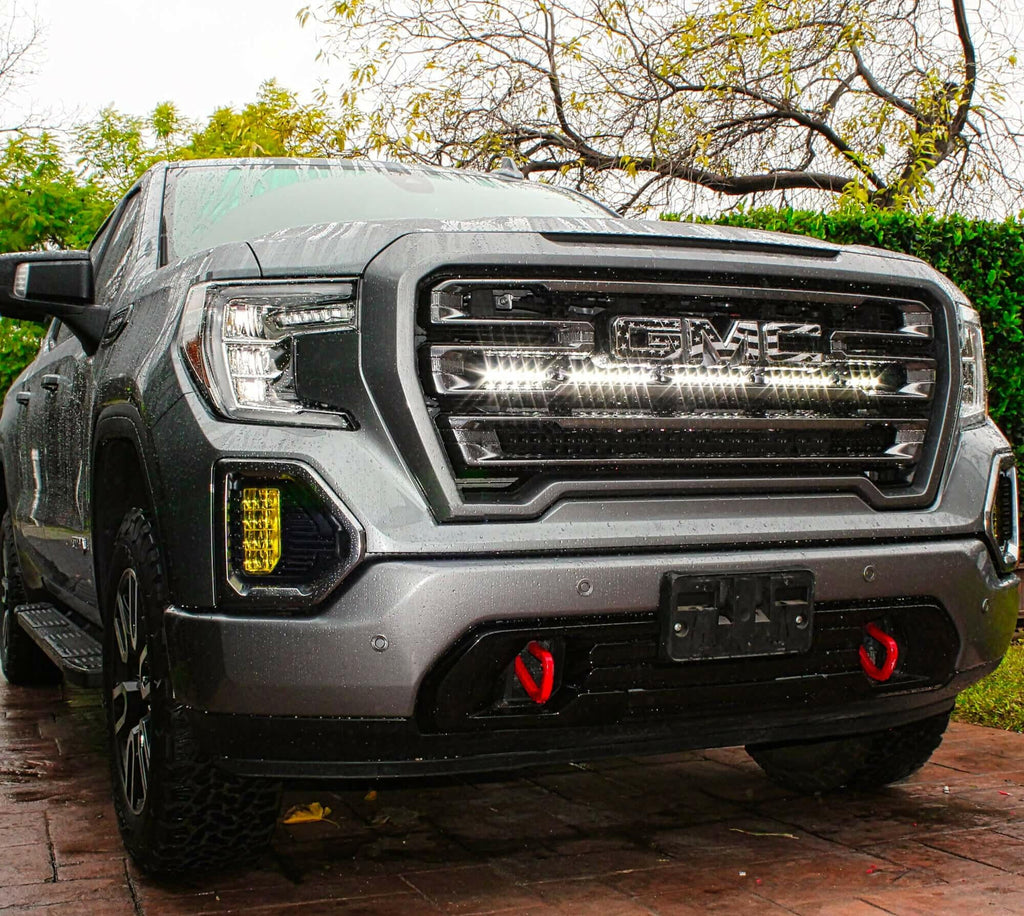 2019+ GMC Sierra 1500 Single 40in Light Bar - SLIM