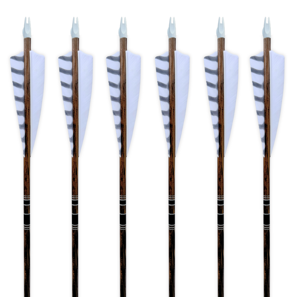 King Arrows - Traditional Arrows - Classic White