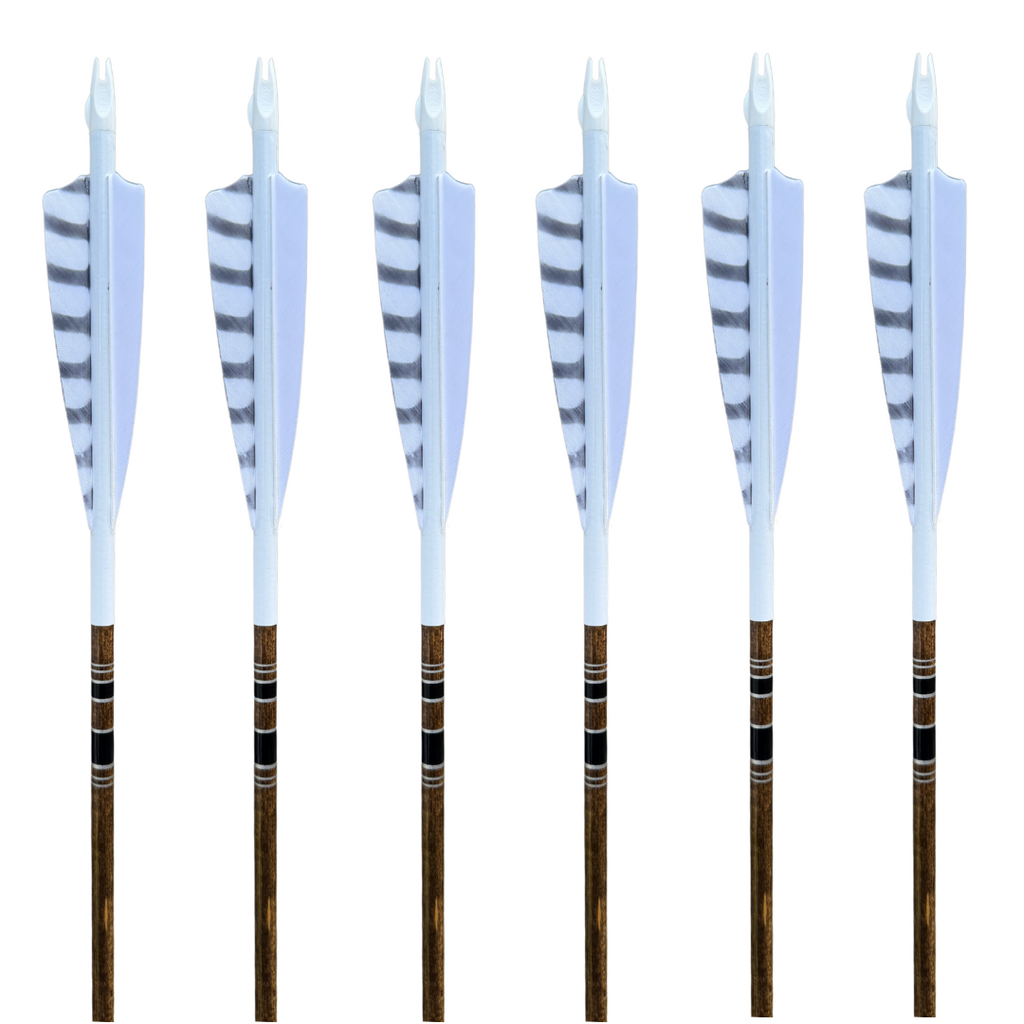 King Arrows - Traditional Arrows - White Out
