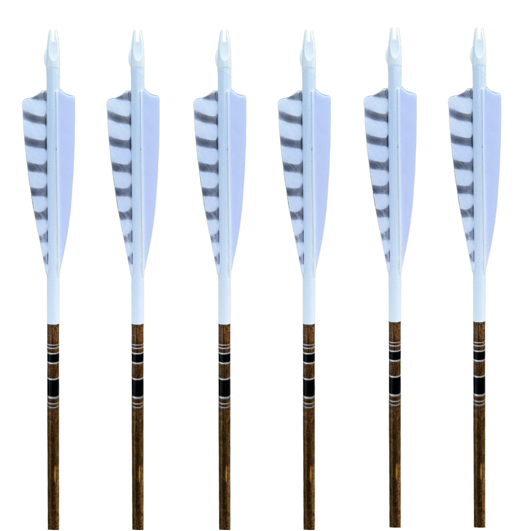 King Arrows - Traditional Arrows - White Out
