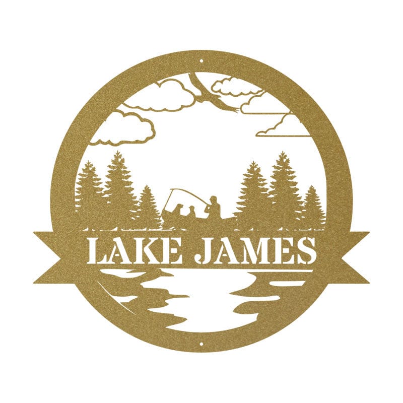 Great Outdoor Fishing Boat Monogram