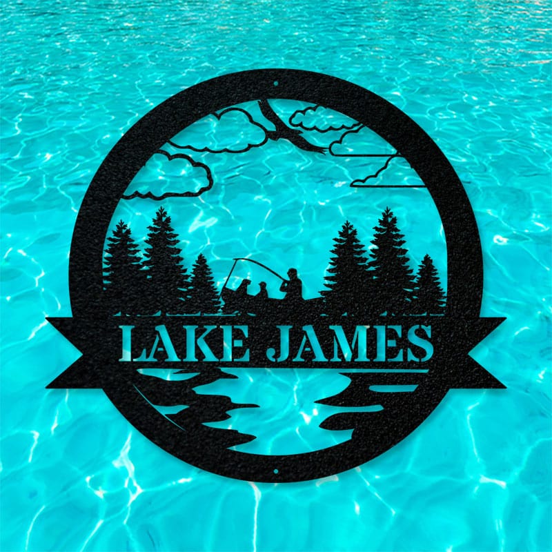 Great Outdoor Fishing Boat Monogram