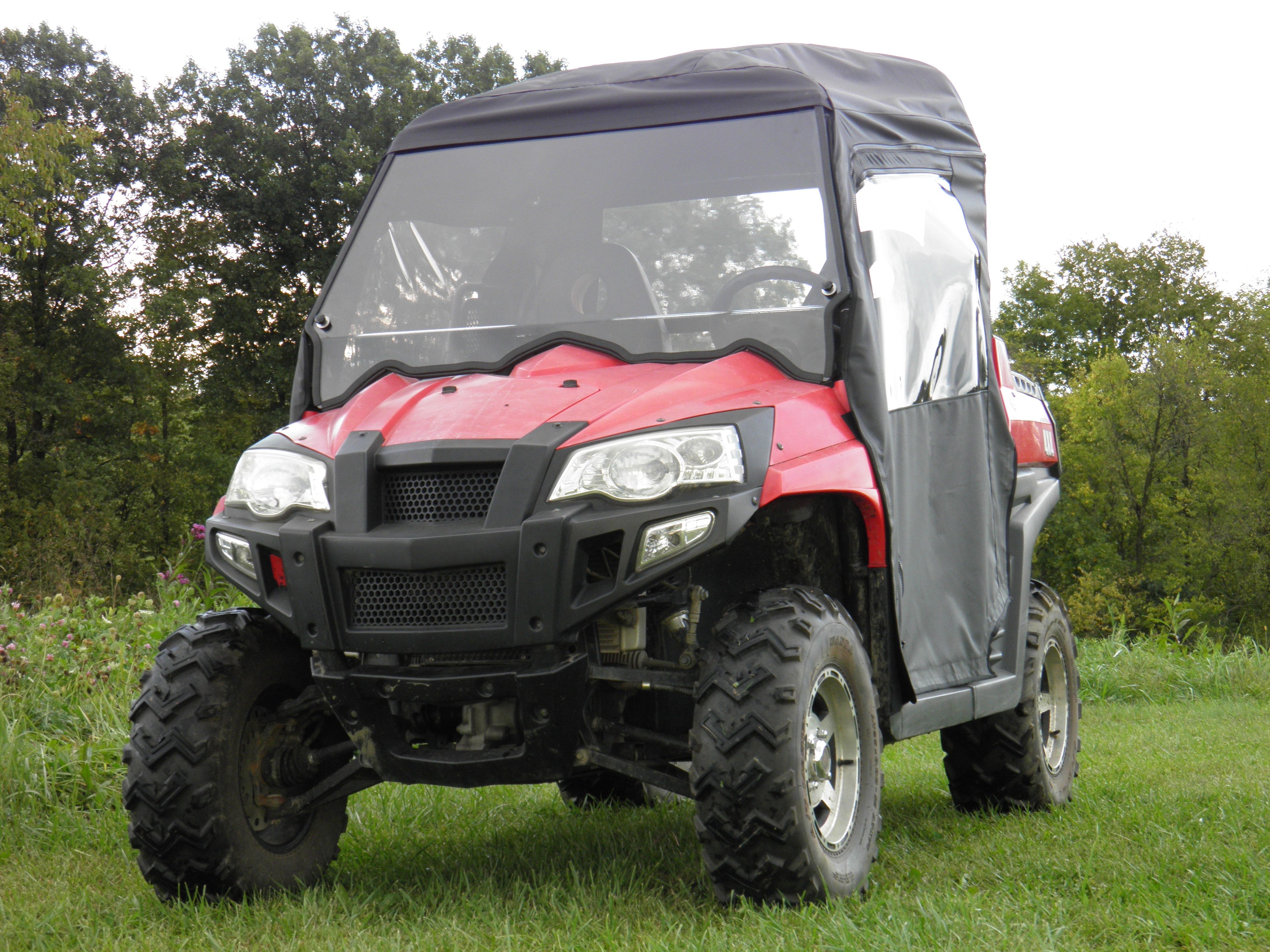 HiSun 800 - 1 pc Scratch-Resistant Windshield w/Clamp and Vent Options