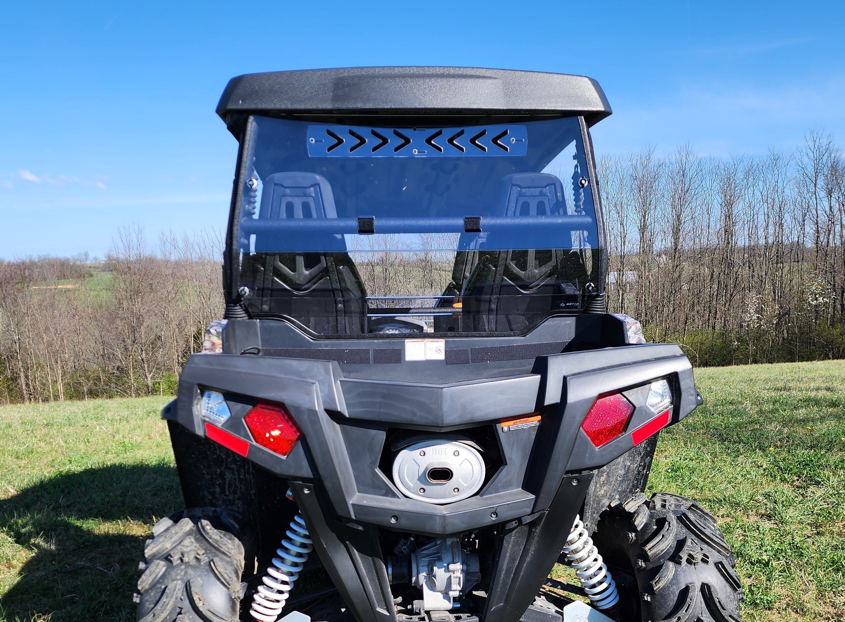 HiSun Strike 1000 Crew - 1 Pc Lexan Back Panel