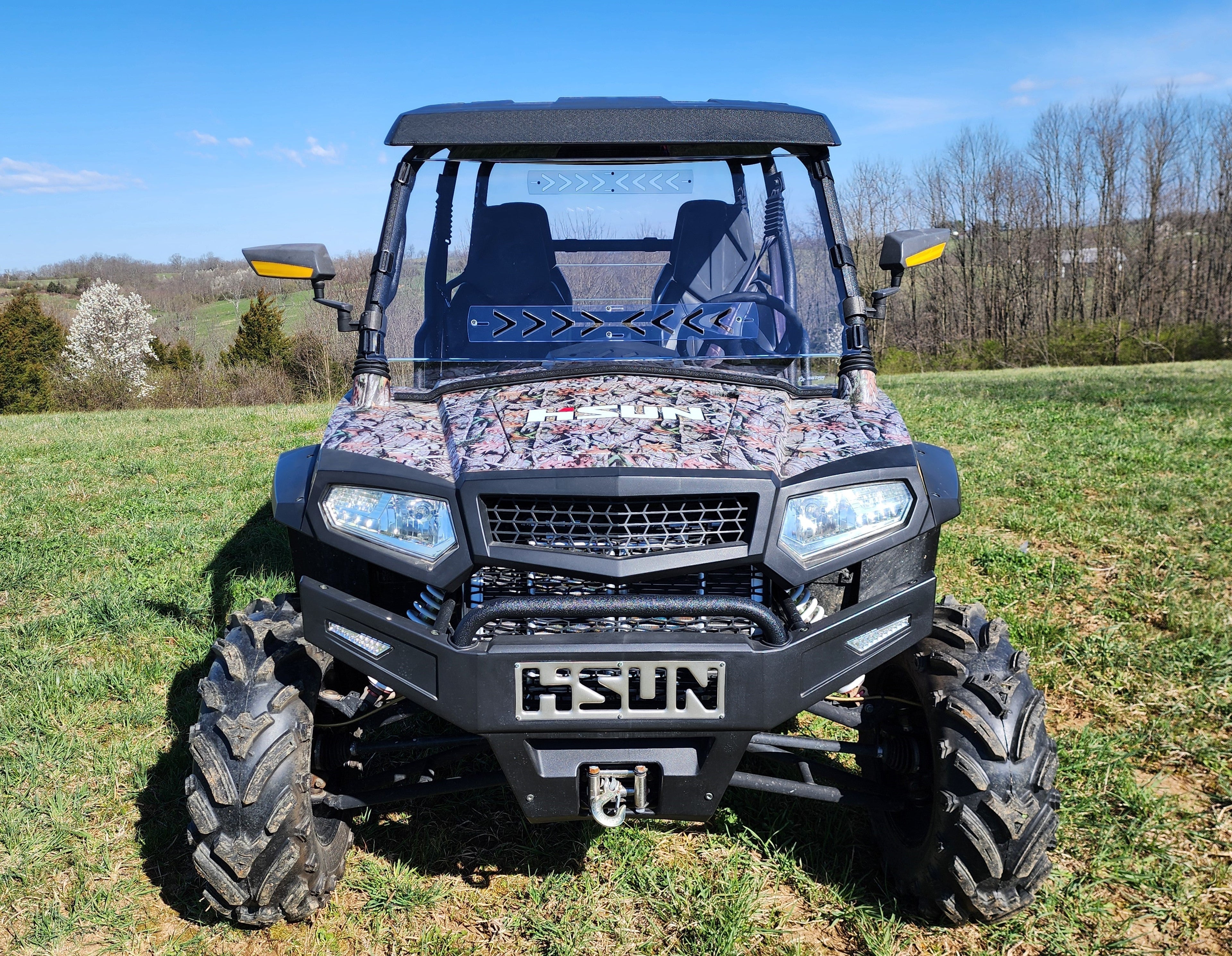 HiSun Strike 1000 Crew - 1 Pc Scratch-Resistant Windshield