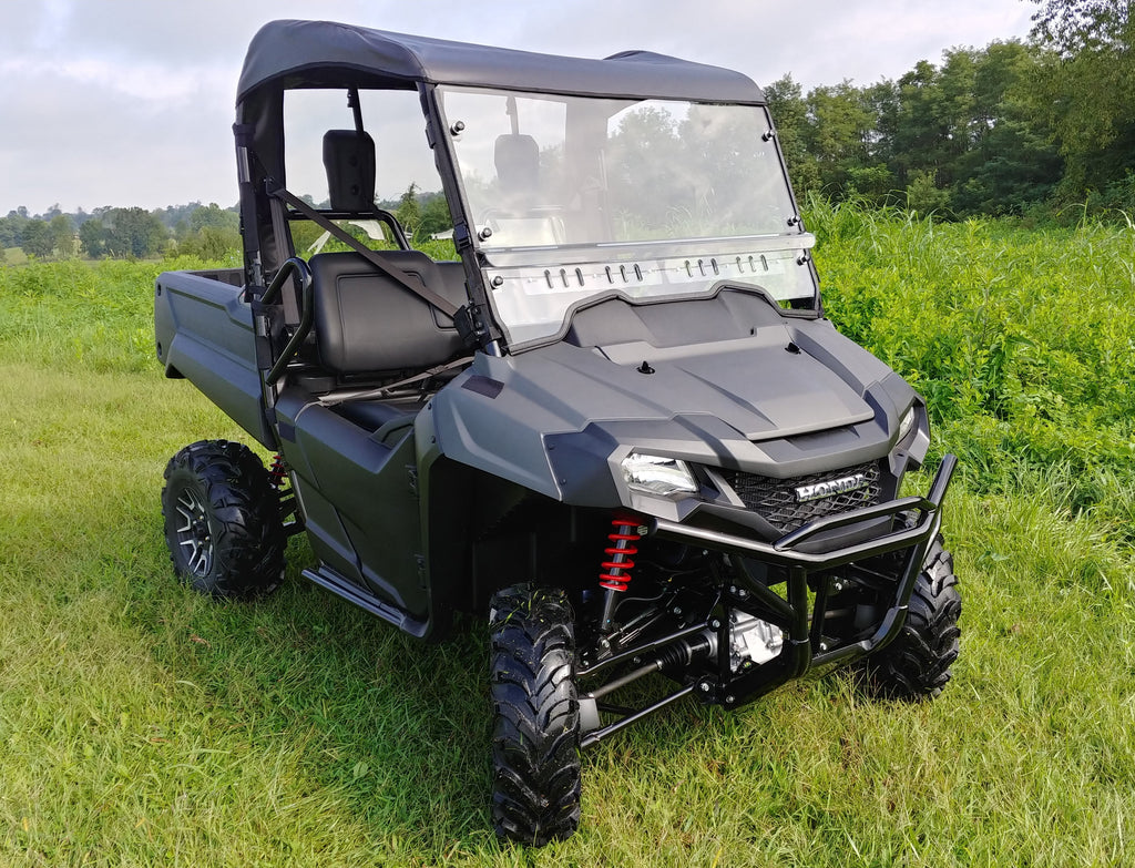 Honda Pioneer 700 - 2 Pc Scratch-Resistant Windshield