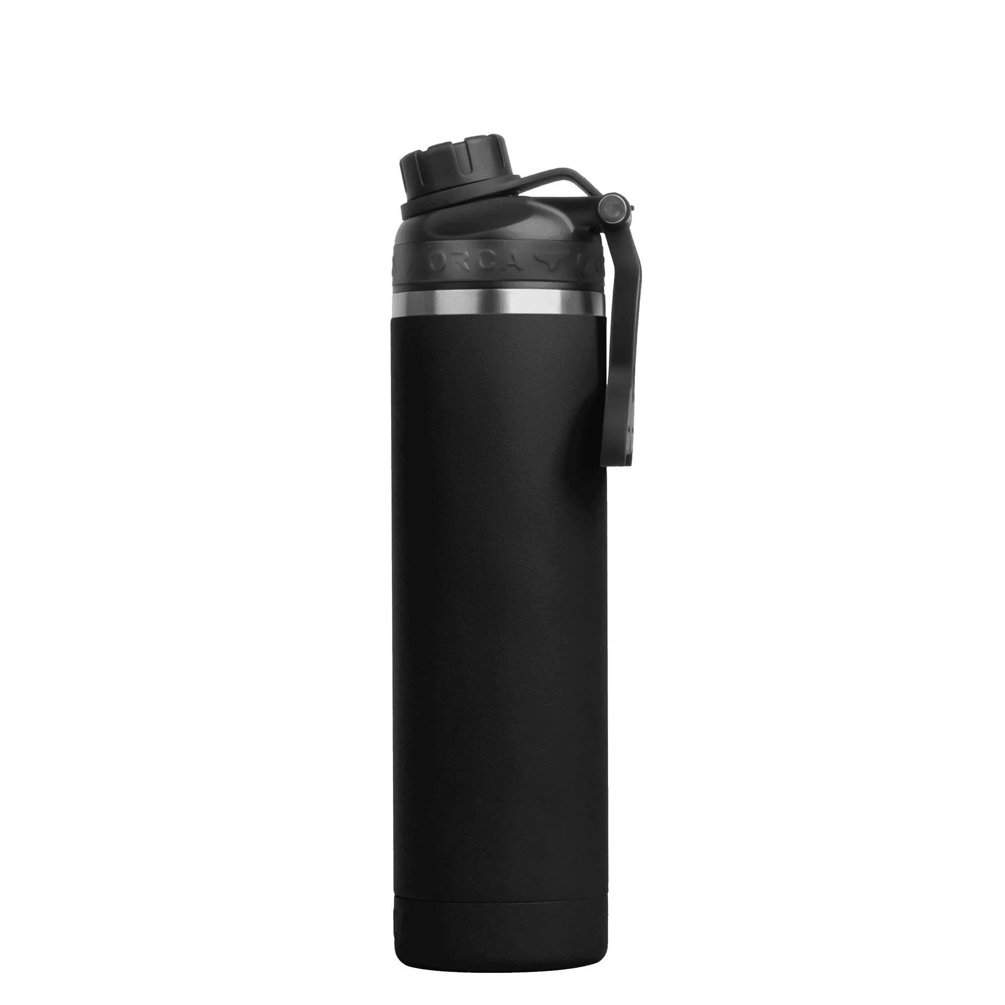 HYDRA™ 22OZ Water Bottle with Powder Coat Finish & Silicone Grip Whale Tale Handle