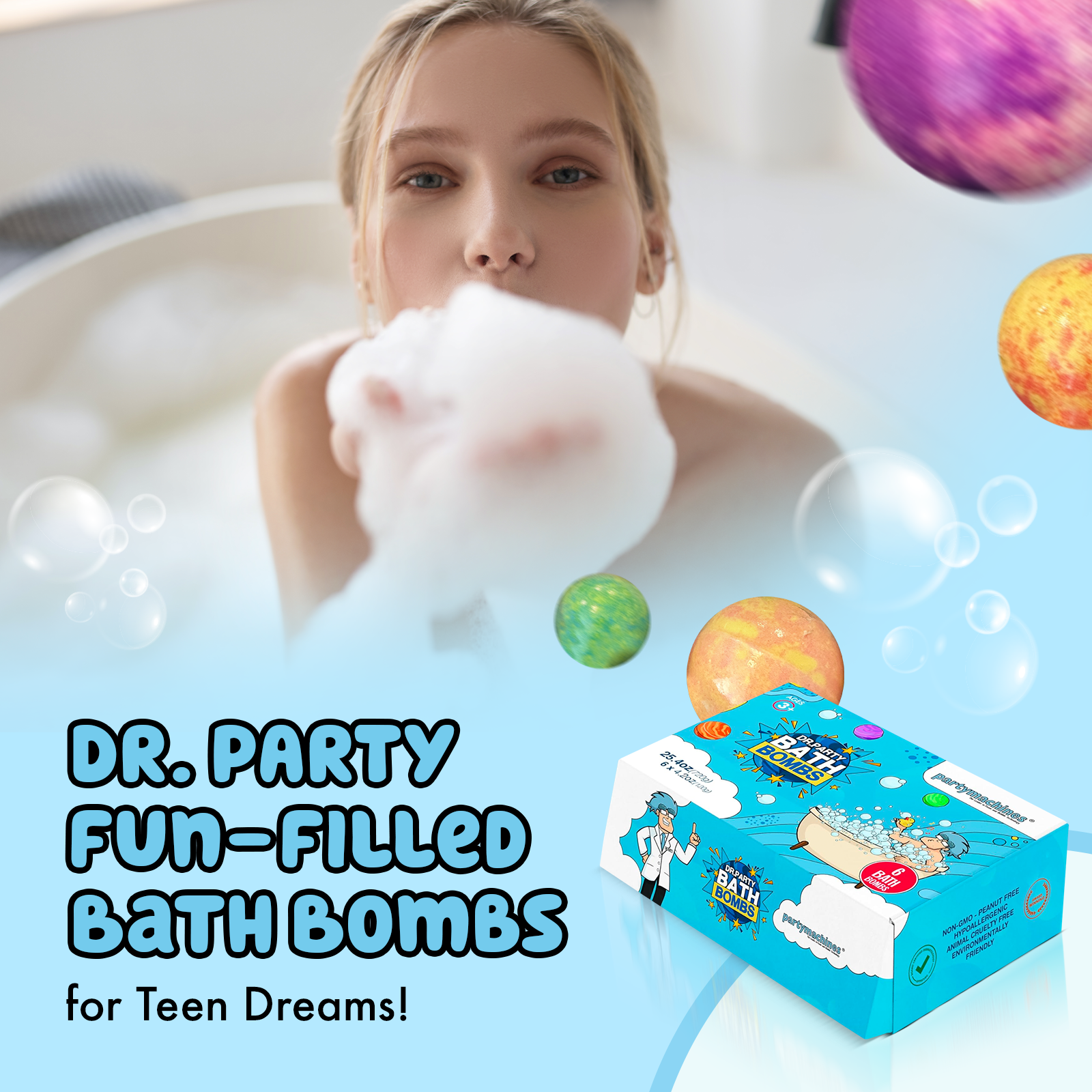Bath Bombs For Teen Kids