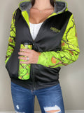 Hi-Vis Camo HEAVY ZIP FLEECE HOODIE