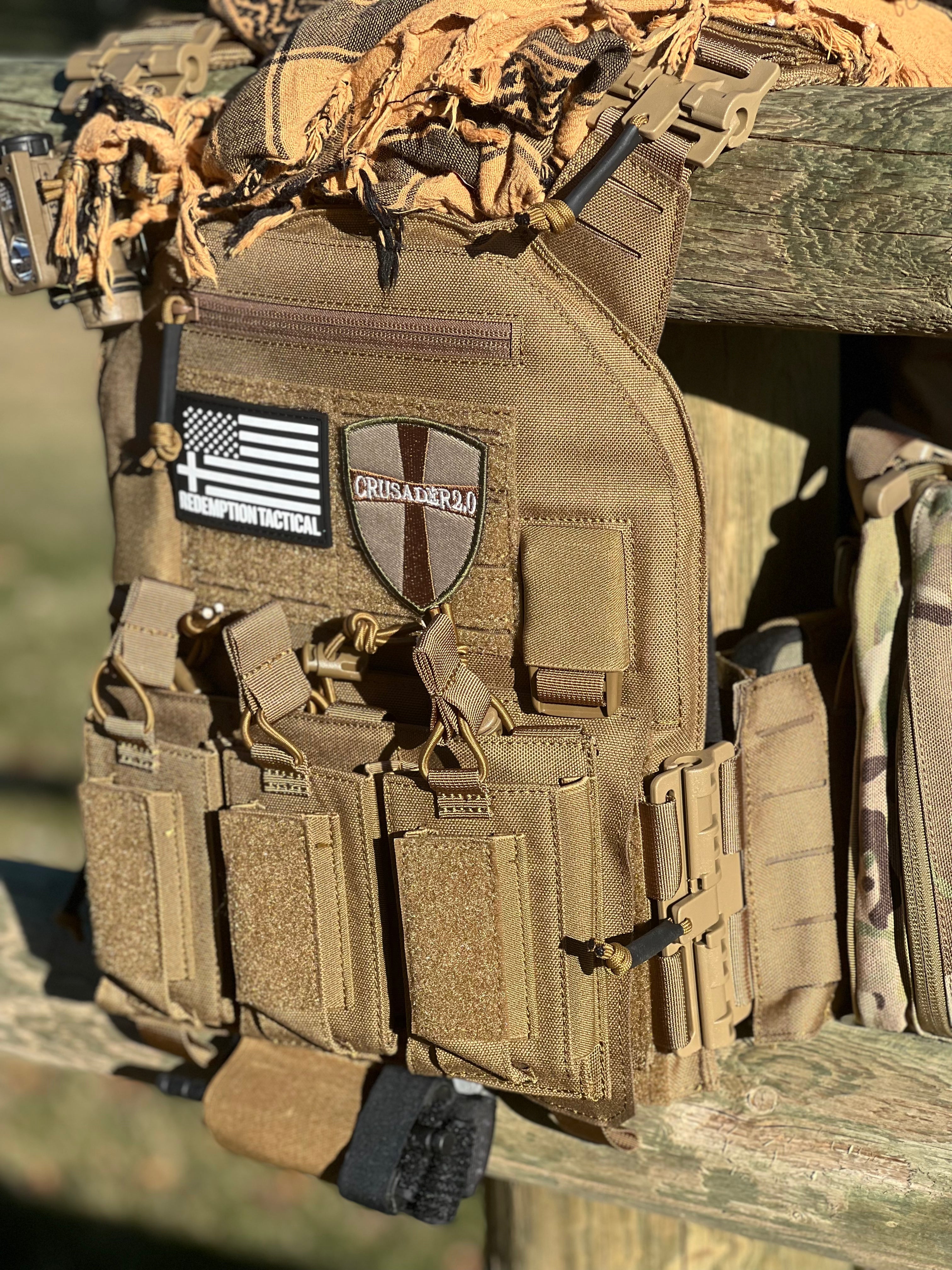 Redemption Tactical CRUSADER 2.0® V4 ARMOR FULL KIT COMBO PACKAGE LIGHTWEIGHT LEVEL IV  (2) 10x12 Front/Back Plates (2) 6x8 Side Plates (Level IV)