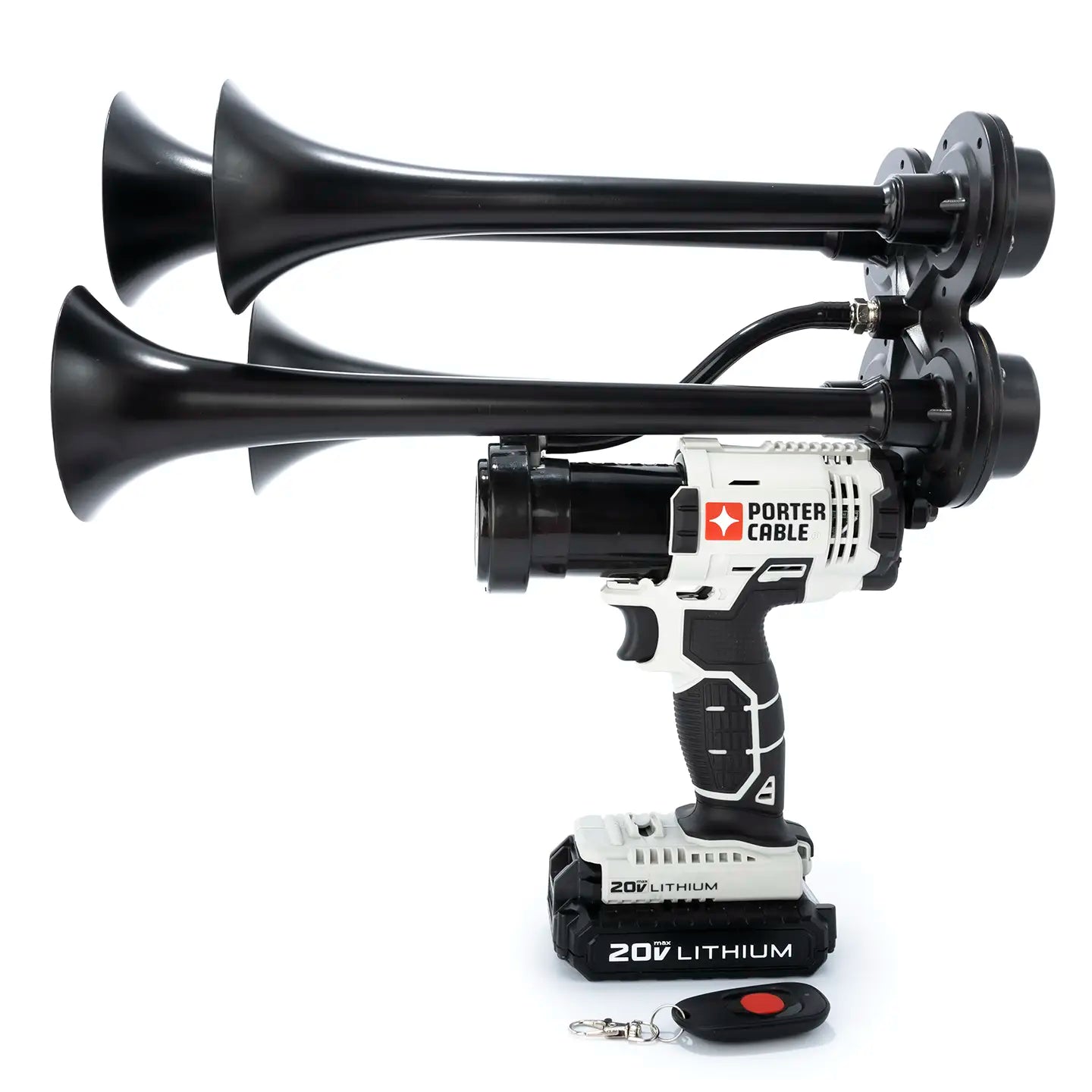 Train Horn for Porter Cable Batteries - Quad Pro