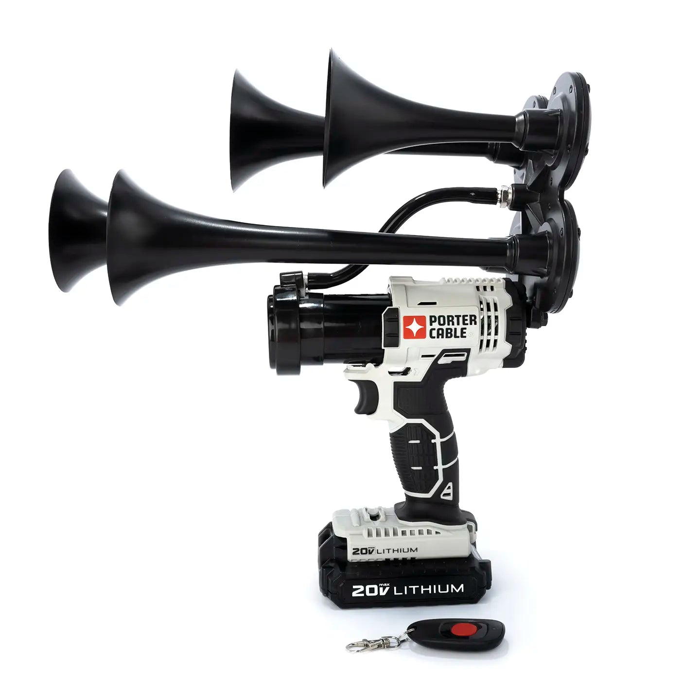 Train Horn for Porter Cable Batteries - Quad