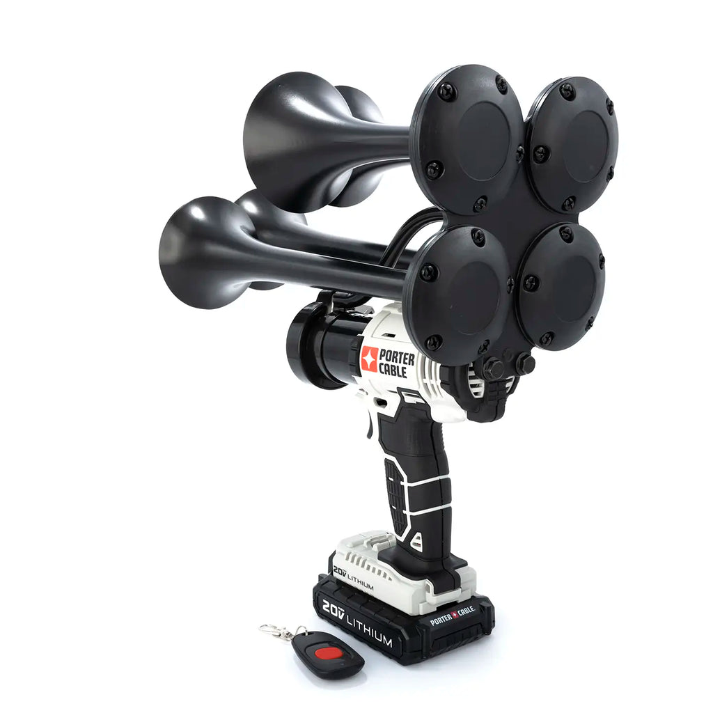 Train Horn for Porter Cable Batteries - Quad